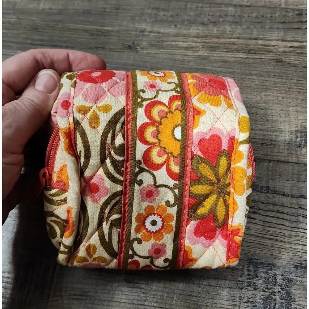 Vera Bradley Travel Floral Jewelry Soft Case Pre-owned. B38
